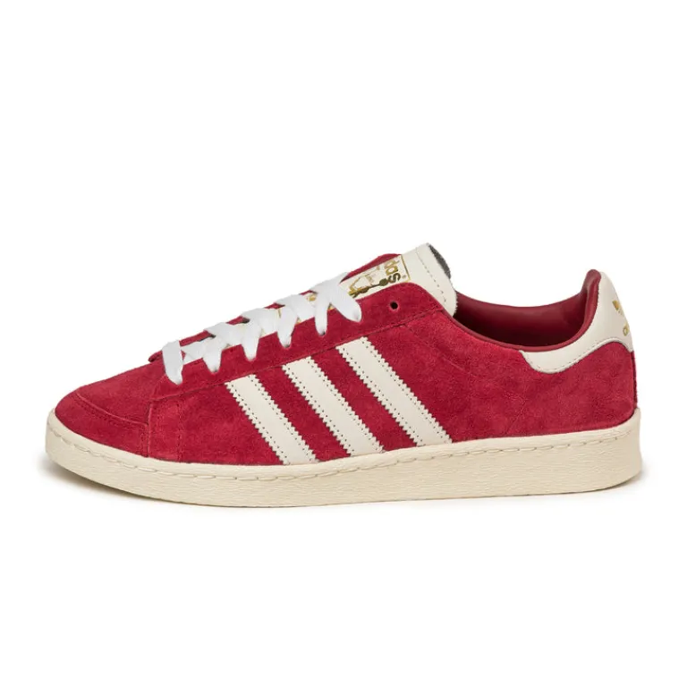 Leder Sneaker|Terrace Casual Sneaker*Adidas Jabbar Low Team Power Red / Cream White / Gold Metallic