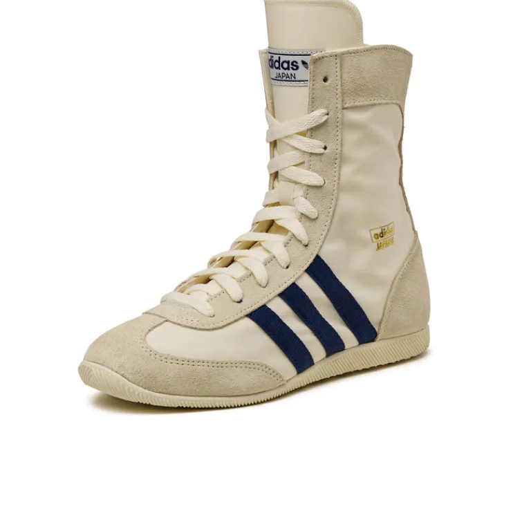 High-Top Sneaker|Leder Sneaker*Adidas Japan H W Cream White / Dark Blue / Gold Metallic