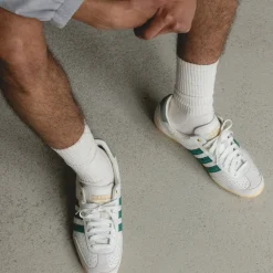 Leder Sneaker|Terrace Casual Sneaker*Adidas Japan W Off White / Collegiate Green / Orange Tint