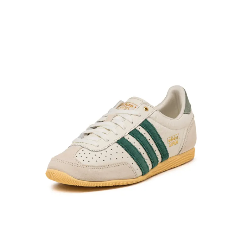 Leder Sneaker|Terrace Casual Sneaker*Adidas Japan W Off White / Collegiate Green / Orange Tint