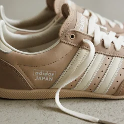 Leder Sneaker|Terrace Casual Sneaker*Adidas Japan W Warm Sand / Crew White / Silver Metallic