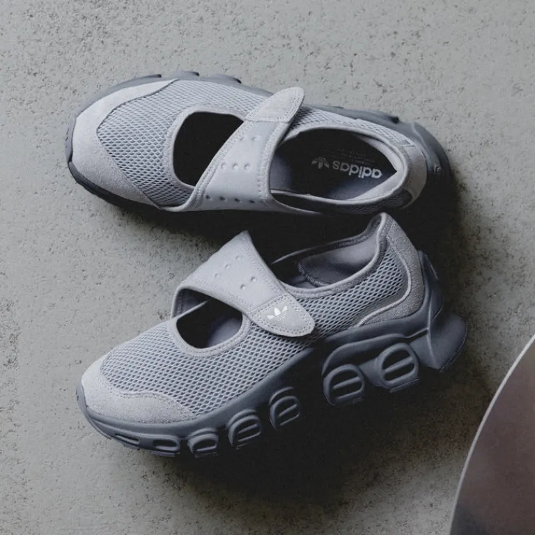 Leder Sneaker|Ballerinas*Adidas Megajane W Grey Three / Grey Two / Silver Metallic