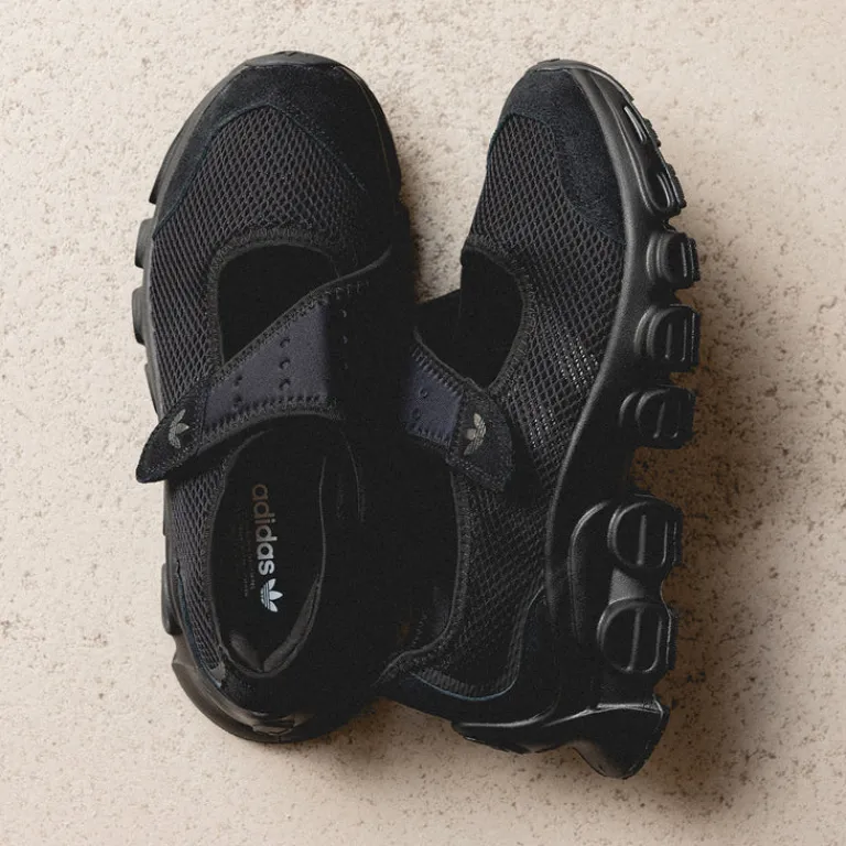 Leder Sneaker|Ballerinas*Adidas Megajane W Core Black / Core Black / Core Black