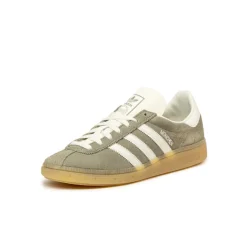 Leder Sneaker|Terrace Casual Sneaker*Adidas München W Silver Pebble / Off White / Silver Metallic