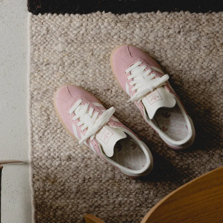 Leder Sneaker|Terrace Casual Sneaker*Adidas München W Wonder Mauve / Off White / Silver Metallic