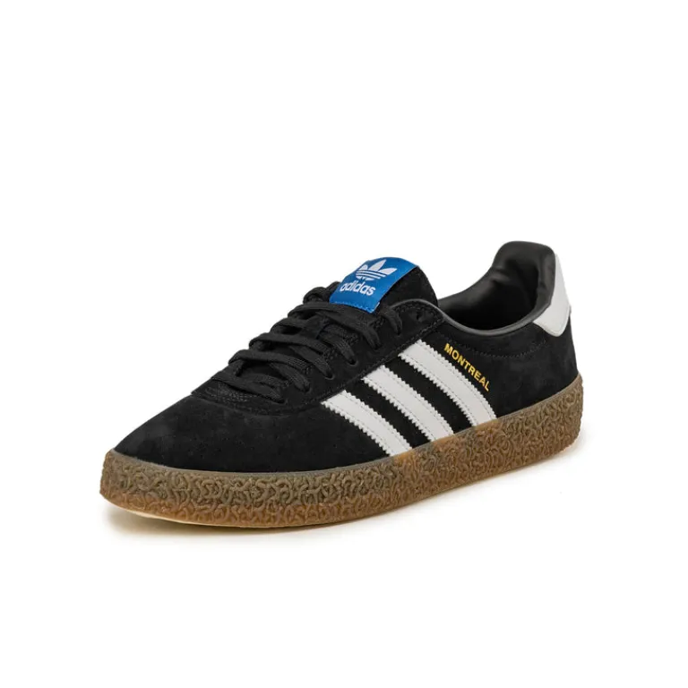 Leder Sneaker|Terrace Casual Sneaker*Adidas Montreal RM Core Black / Footwear White / Gum 5