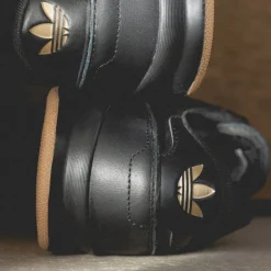 Leder Sneaker*Adidas Mundial FC Core Black / Core Black / Gum 4