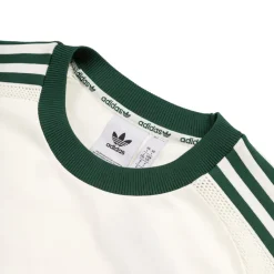 T-Shirts*Adidas Premium Knit Tee Off-Whte