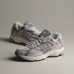 Leder Sneaker|Retro Runner*Adidas Response CL W Silver Dawn / Silver Violet / Crystal White