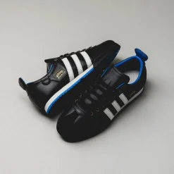 Leder Sneaker|Terrace Casual Sneaker*Adidas Samba 62 Core Black / Cloud White / Blue Bird
