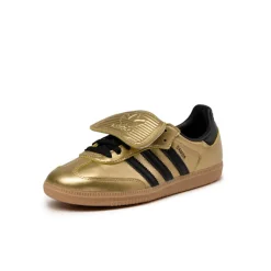 Leder Sneaker|Terrace Casual Sneaker*Adidas Samba LT W Gold Metallic / Core Black / Gum 3
