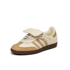 Leder Sneaker|Terrace Casual Sneaker*Adidas Samba LT W Cream White / Warm Sandstone / Gold Metallic