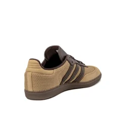 Leder Sneaker|Terrace Casual Sneaker*Adidas Samba OG Golden Beige / Dark Brown / Gum