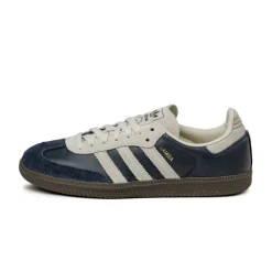 Leder Sneaker|Terrace Casual Sneaker*Adidas Samba OG Aurora Ink / Cream White / Gum