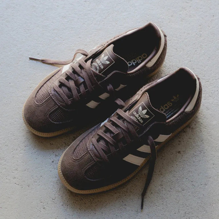 Leder Sneaker|Terrace Casual Sneaker*Adidas Samba OG Earth Strata / Wonder White / Magic Beige
