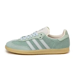Leder Sneaker|Terrace Casual Sneaker*Adidas Samba OG Hazy Green / Sky Tint / Off White