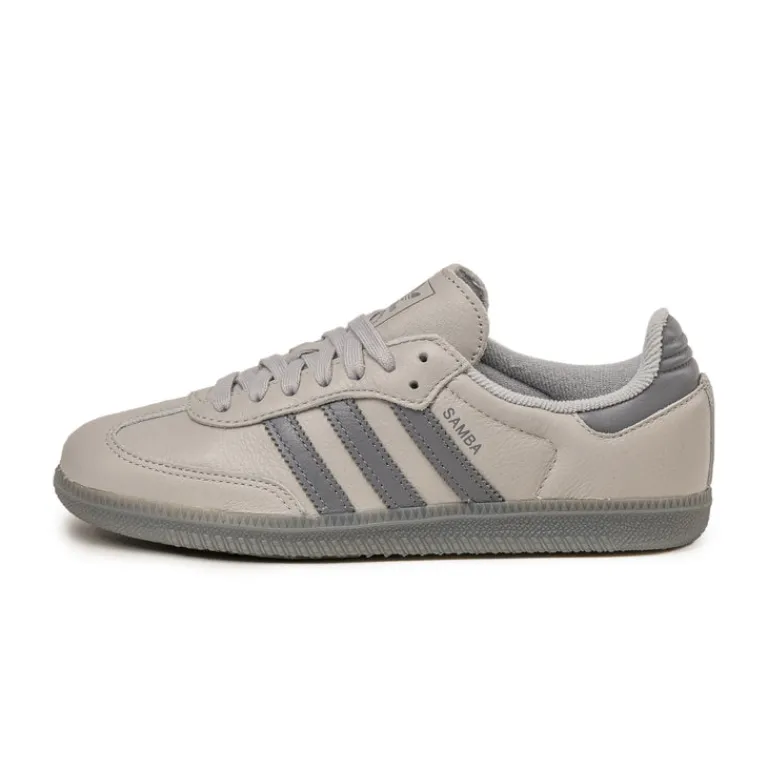 Leder Sneaker|Terrace Casual Sneaker*Adidas Samba OG Grey Two / Grey / Grey Two