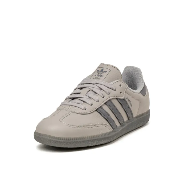 Leder Sneaker|Terrace Casual Sneaker*Adidas Samba OG Grey Two / Grey / Grey Two