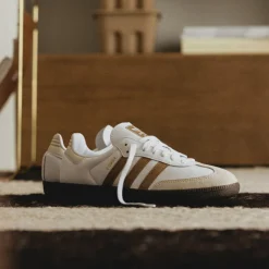 Leder Sneaker|Terrace Casual Sneaker*Adidas Samba OG Footwear White / Cardboard / Gum 5