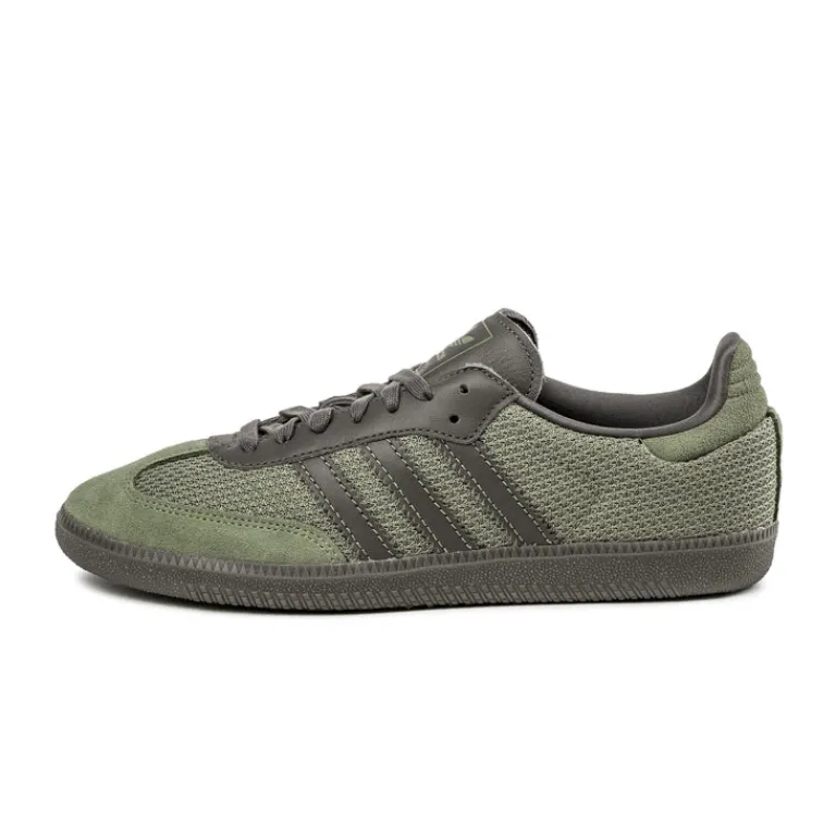 Leder Sneaker|Terrace Casual Sneaker*Adidas Samba OG Orbit Green / Cargo Brown / Gum 5