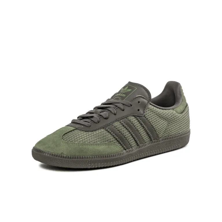Leder Sneaker|Terrace Casual Sneaker*Adidas Samba OG Orbit Green / Cargo Brown / Gum 5