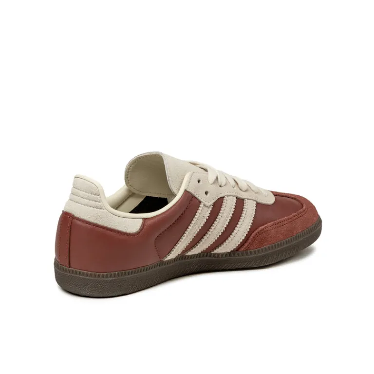 Leder Sneaker|Terrace Casual Sneaker*Adidas Samba OG Preloved Ruby / Crew White / Gum 5