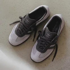 Leder Sneaker|Terrace Casual Sneaker*Adidas Samba OG Glory Grey / Charcoal / Gum
