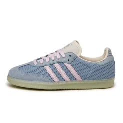 Leder Sneaker|Terrace Casual Sneaker*Adidas Samba OG Tactical Blue / Ice Lavander / Off White