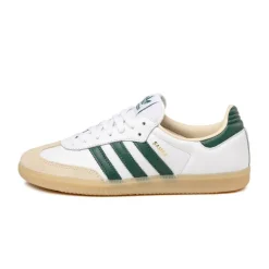 Leder Sneaker|Terrace Casual Sneaker*Adidas Samba OG Cloud White / Collegiate Green / Gum