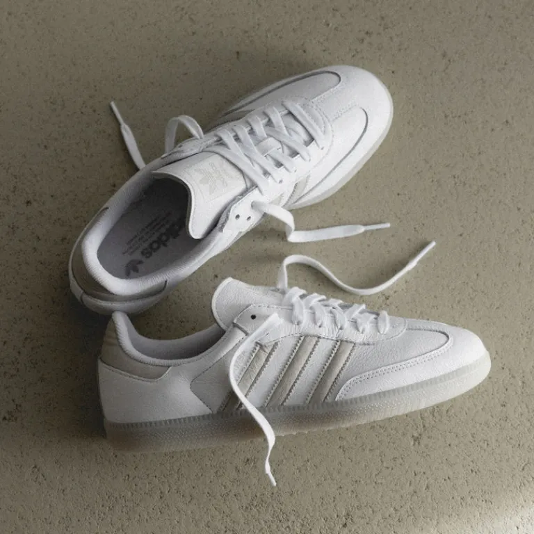 Leder Sneaker|Terrace Casual Sneaker*Adidas Samba OG Footwear White / Grey One / Footwear White