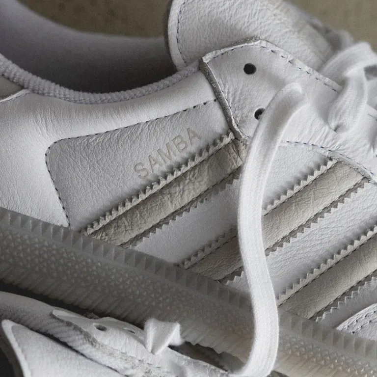 Leder Sneaker|Terrace Casual Sneaker*Adidas Samba OG Footwear White / Grey One / Footwear White
