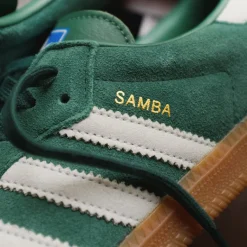Leder Sneaker|Terrace Casual Sneaker*Adidas Samba OG Chalk Green / Footwear White / Gum4