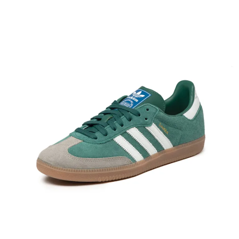 Leder Sneaker|Terrace Casual Sneaker*Adidas Samba OG Chalk Green / Footwear White / Gum4