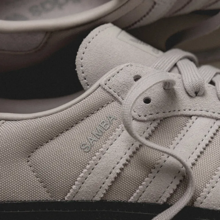 Leder Sneaker|Terrace Casual Sneaker*Adidas Samba OG *Cordura* Clear Granite / Grey Two / Core Black