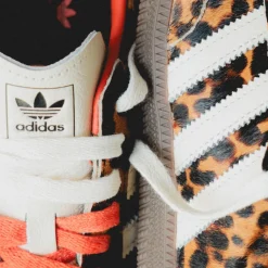 Leder Sneaker|Terrace Casual Sneaker*Adidas Samba OG W Core Black / Preloved Red / Cream White