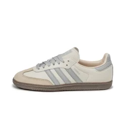 Leder Sneaker|Terrace Casual Sneaker*Adidas Samba OG W Cream White / Wonder Silver / Sand Strata