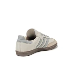 Leder Sneaker|Terrace Casual Sneaker*Adidas Samba OG W Cream White / Wonder Silver / Sand Strata