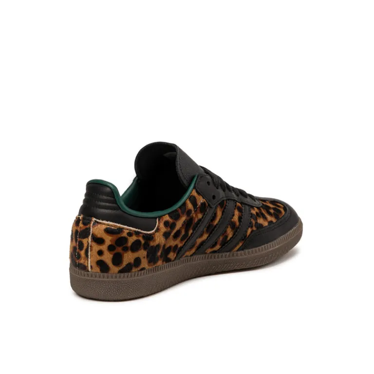 Leder Sneaker|Terrace Casual Sneaker*Adidas Samba OG W Core Black / Collegiate Green / Cream White