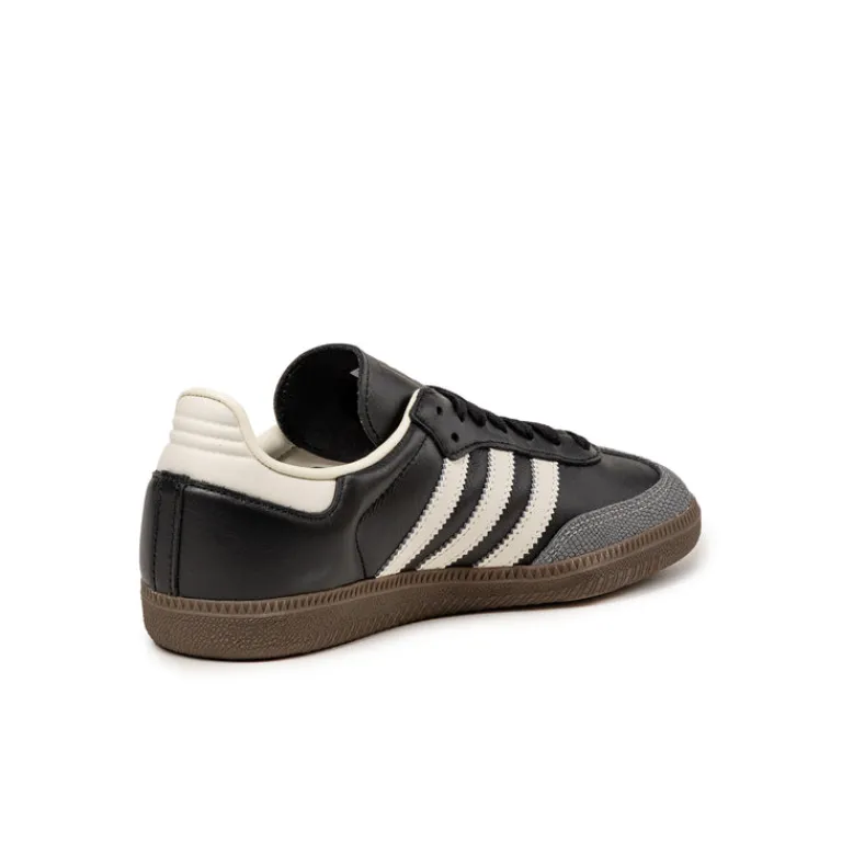 Leder Sneaker|Terrace Casual Sneaker*Adidas Samba OG W Core Black / Off White / Gold Metallic