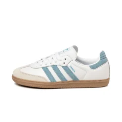 Leder Sneaker|Terrace Casual Sneaker*Adidas Samba OG W Cloud White / Alumina / Ash Blue