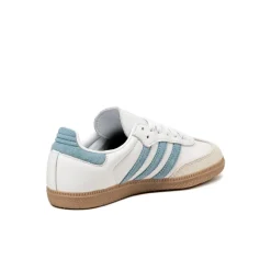 Leder Sneaker|Terrace Casual Sneaker*Adidas Samba OG W Cloud White / Alumina / Ash Blue