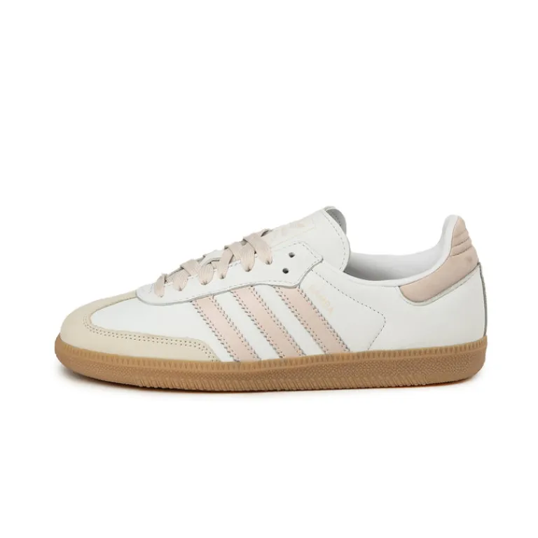 Leder Sneaker|Terrace Casual Sneaker*Adidas Samba OG W Footwear White / Wonder Quartz / Gum 3