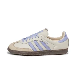 Leder Sneaker|Terrace Casual Sneaker*Adidas Samba OG W Cream White / Violet Tone / Sand Strata
