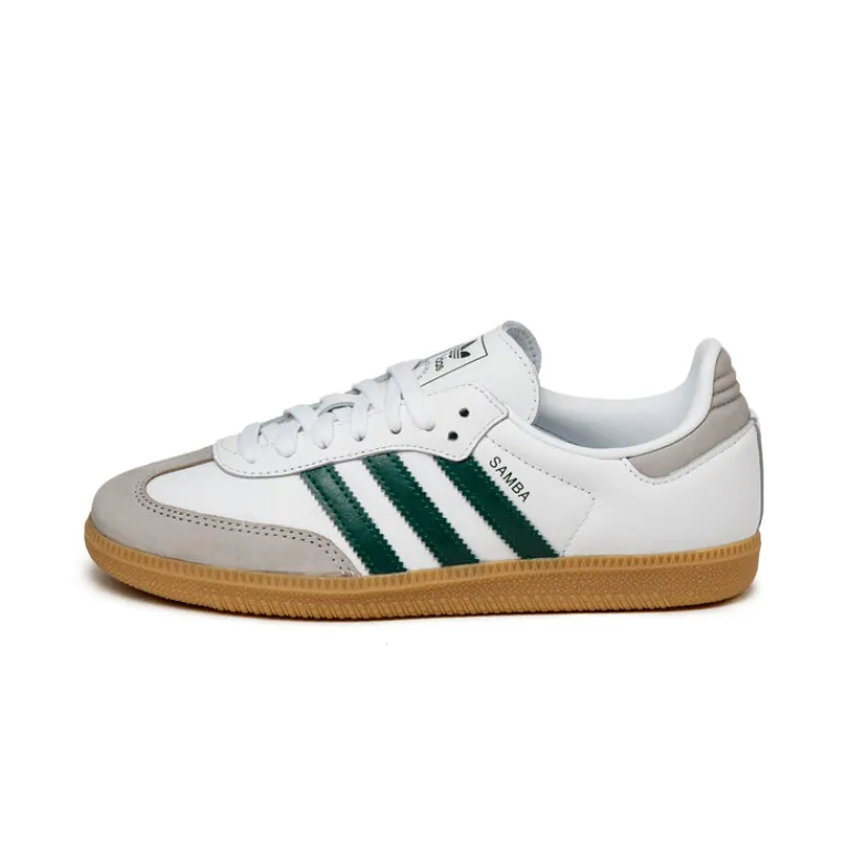 Leder Sneaker|Terrace Casual Sneaker*Adidas Samba OG W Footwear White / Collegiate Green / Grey Two