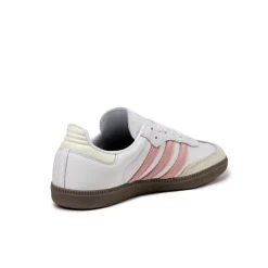 Leder Sneaker|Terrace Casual Sneaker*Adidas Samba OG W Footwear White / Wonder Mauve / Off White
