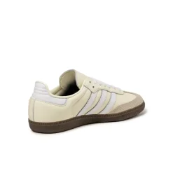 Leder Sneaker|Terrace Casual Sneaker*Adidas Samba OG W Off White / Footwear White / Wonder Aluminium
