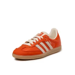 Leder Sneaker|Terrace Casual Sneaker*Adidas Samba OG W Collegiate Orange / Cream White / Gum