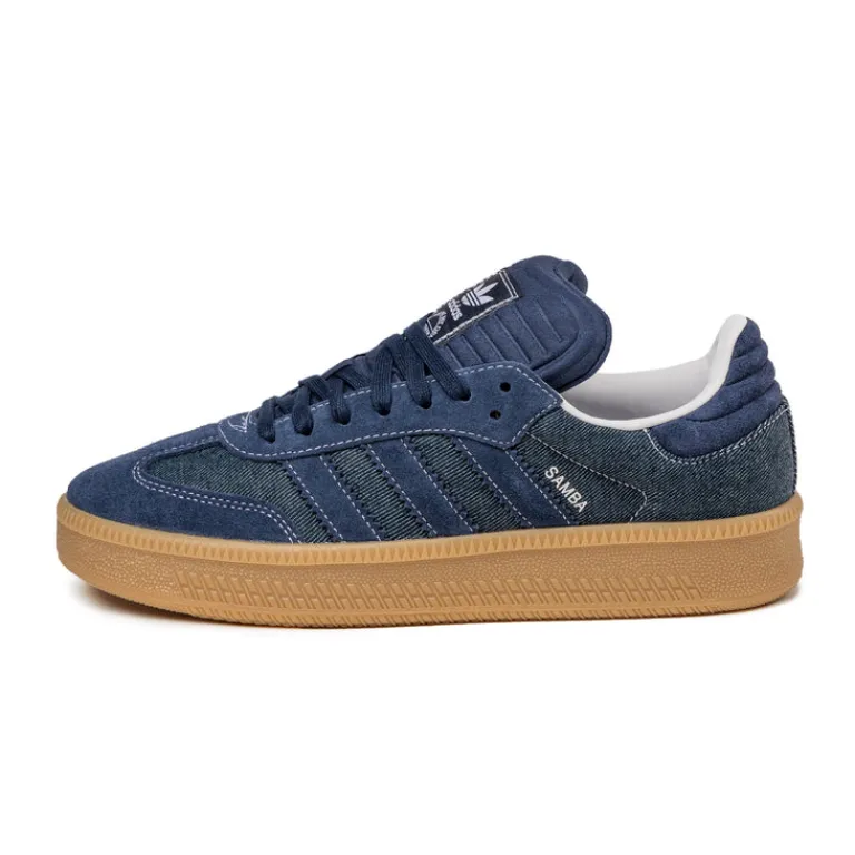 Leder Sneaker|Chunky Sneaker*Adidas Samba XLG Night Indigo / Night Indigo / Cloud White