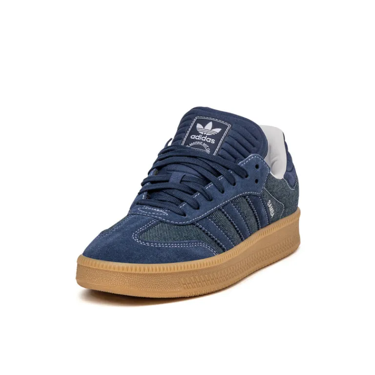 Leder Sneaker|Chunky Sneaker*Adidas Samba XLG Night Indigo / Night Indigo / Cloud White