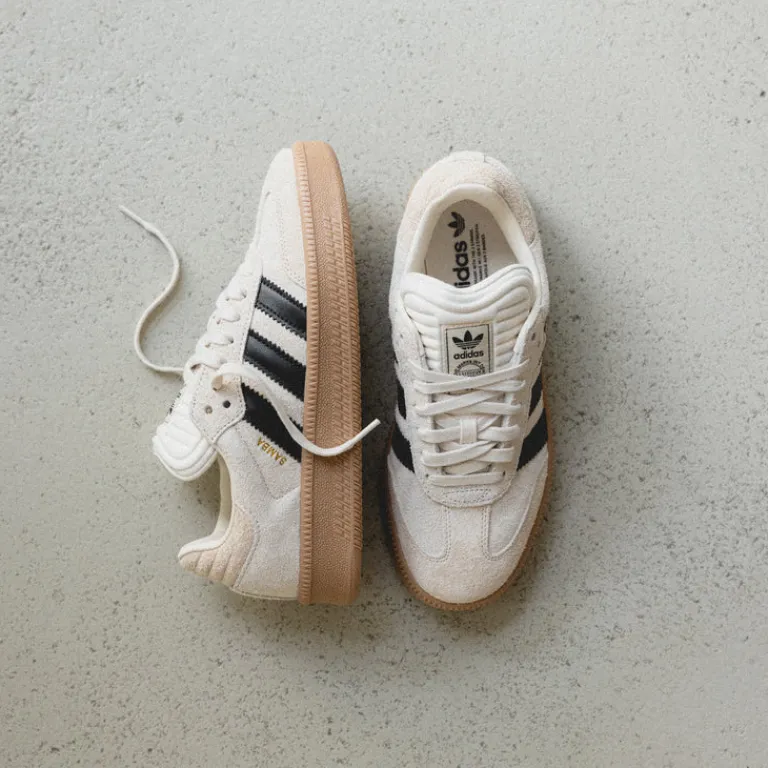 Leder Sneaker|Chunky Sneaker*Adidas Samba XLG Wonder White / Core Black / Gum 4